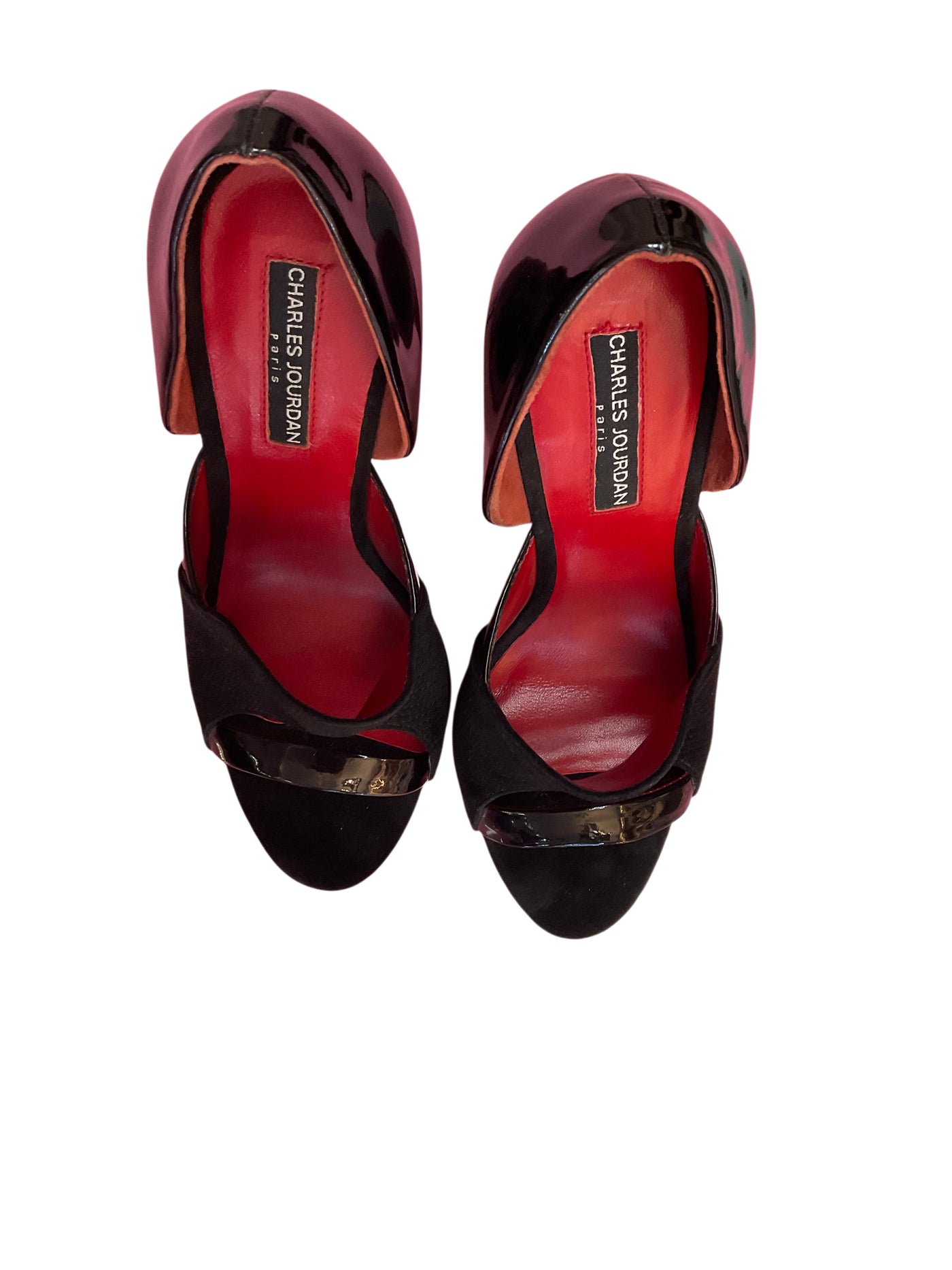 Charles Jordan Size 10 Black Shoes