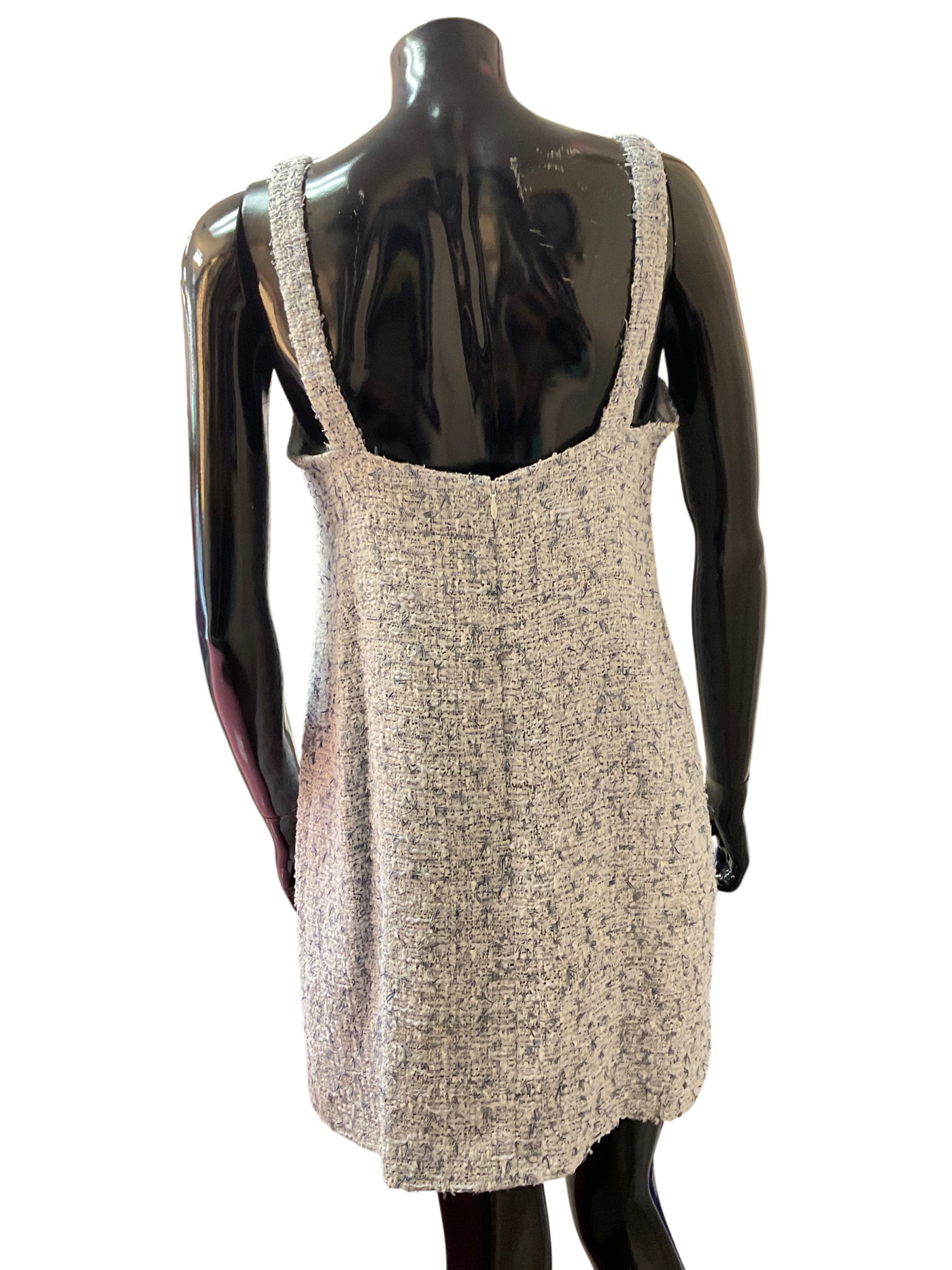 chanel Size 42 blue and white Dress