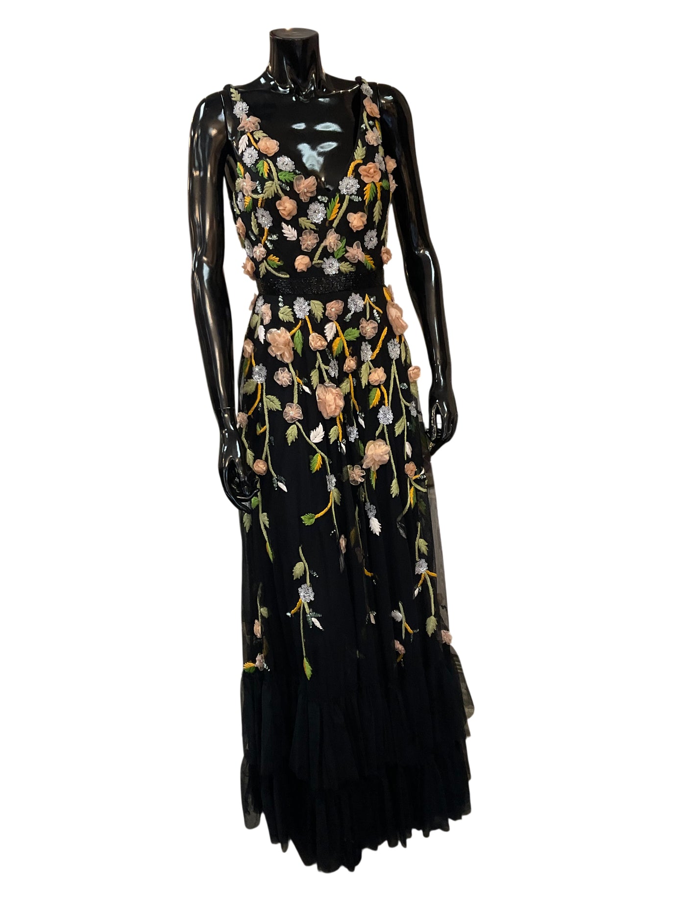 MacDuggal Size 10 Black Dress