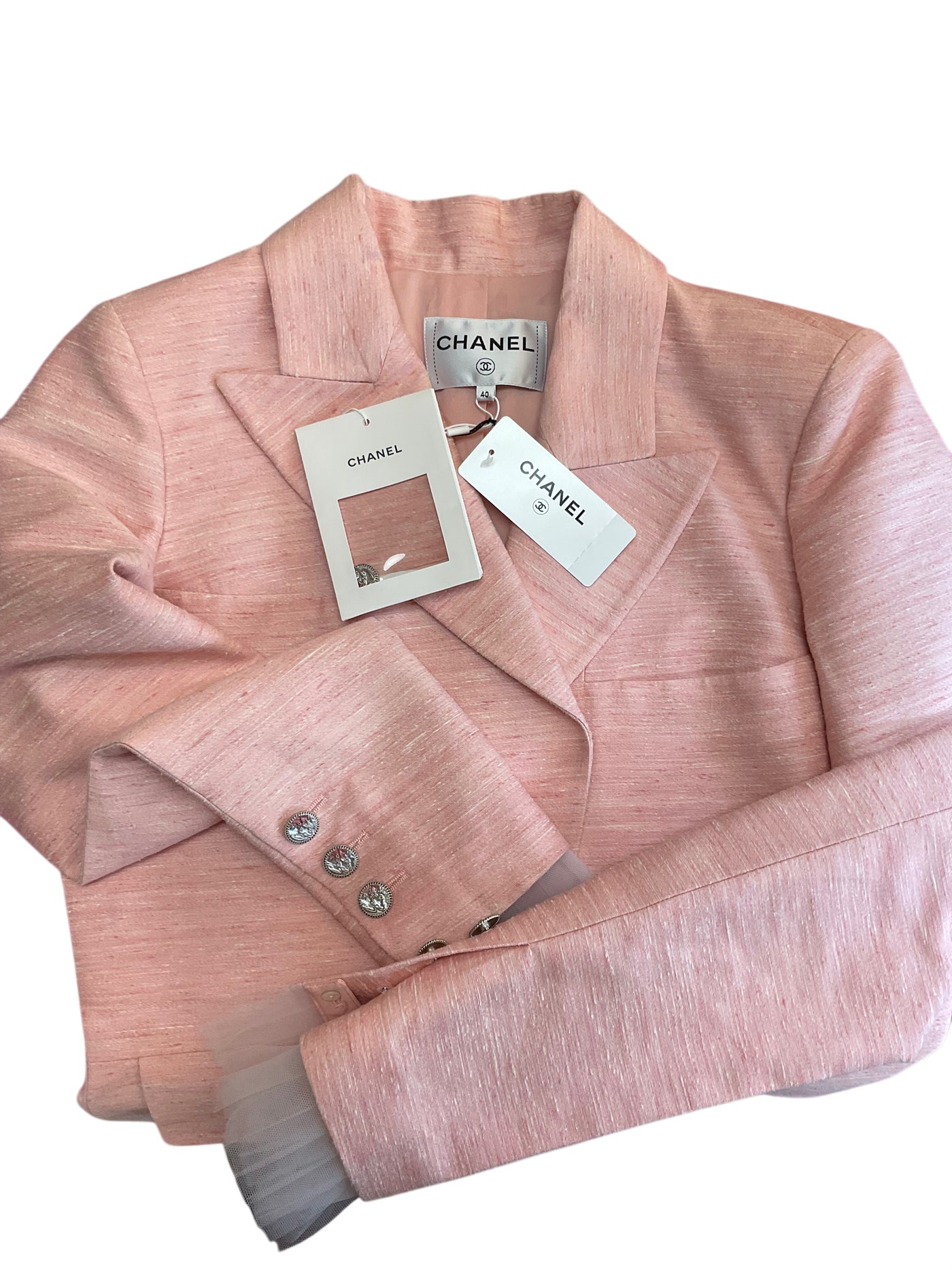 chanel Size 40 Light pink Jacket