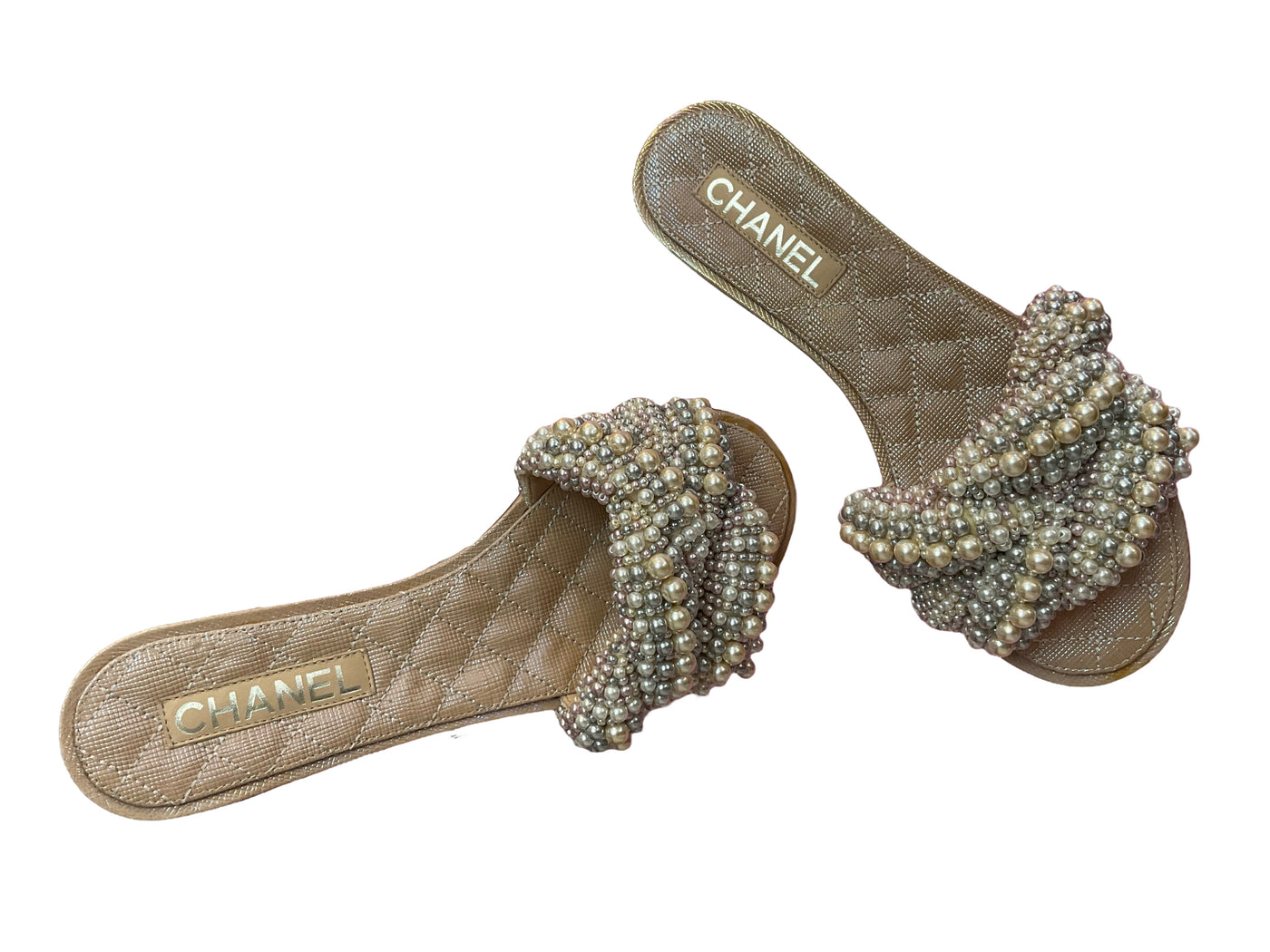chanel Size 40 pearl Shoes