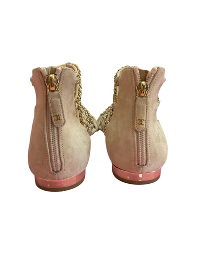 chanel Size 40 Beige Shoes