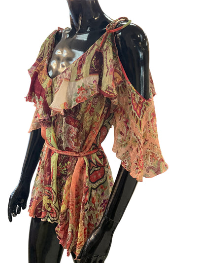 ETRO Size Medium Salmon Blouse