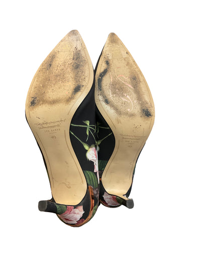 Ted Baker Size 40 Black floral Boots