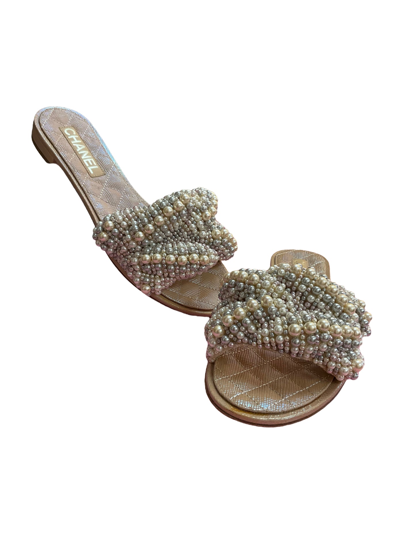 chanel Size 40 pearl Shoes