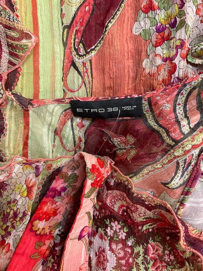 ETRO Size Medium Salmon Blouse