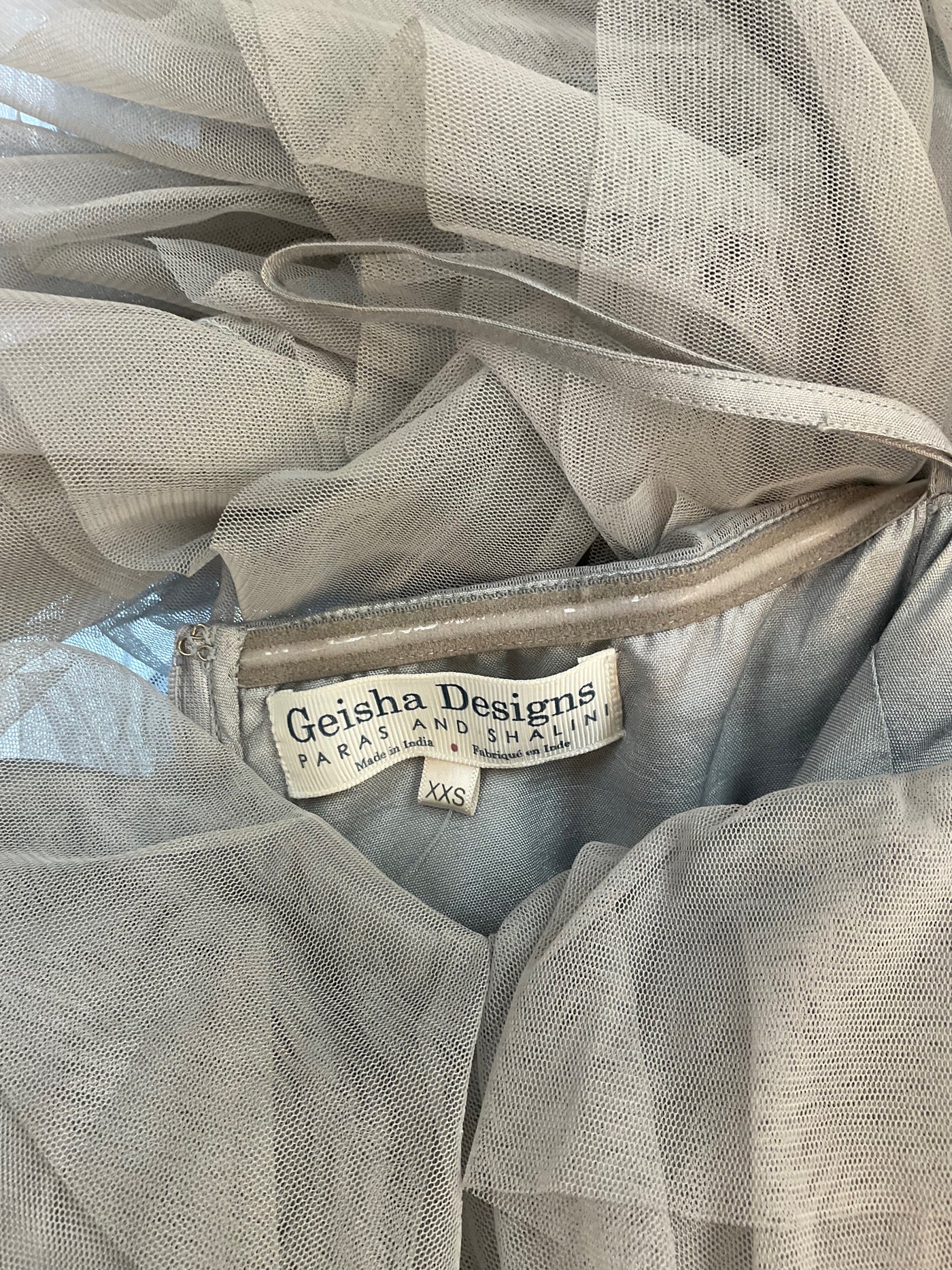 Geisha Designs Size xxs Grey Dress