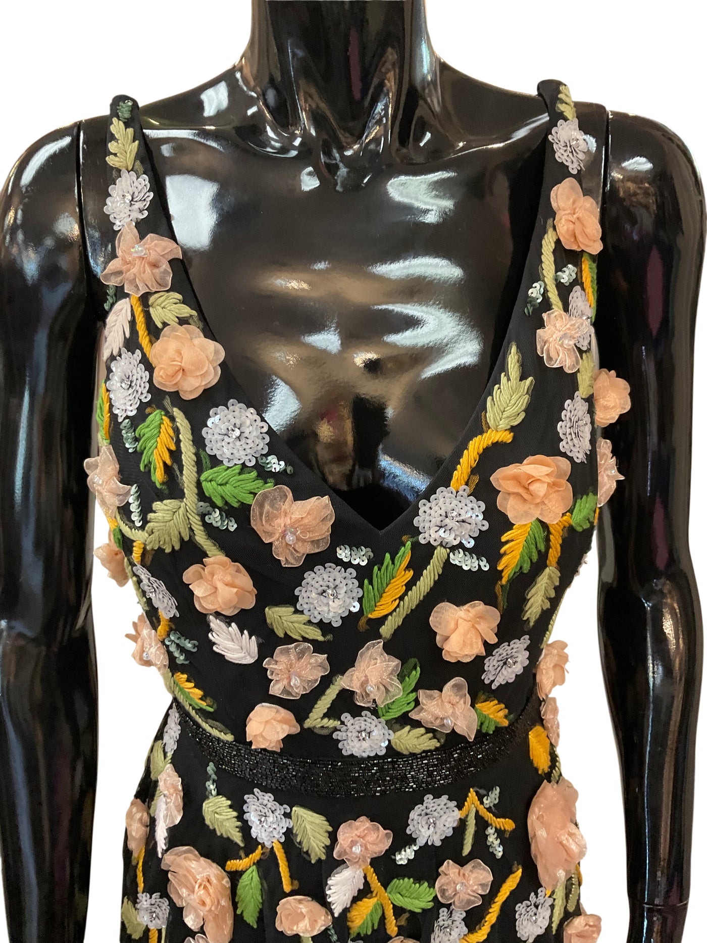 MacDuggal Size 10 Black Dress