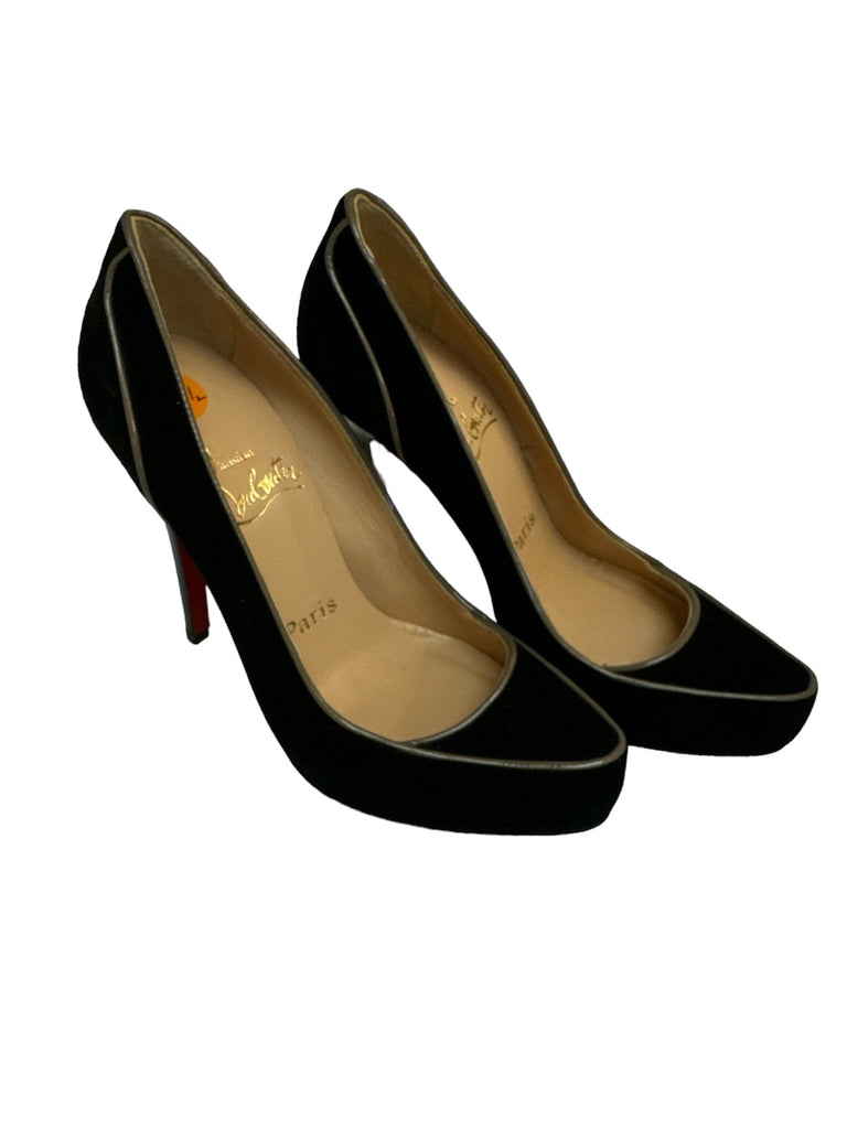 Christian Louboutin Size 36 1/2 Black Shoes – Trading Labels