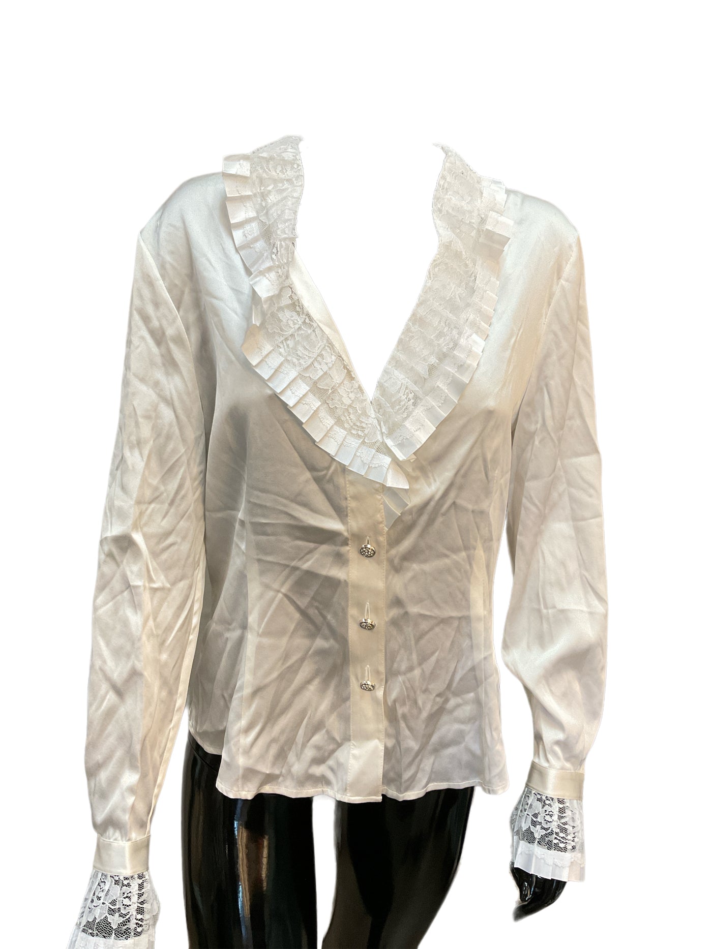 St John Size 10 White Blouse