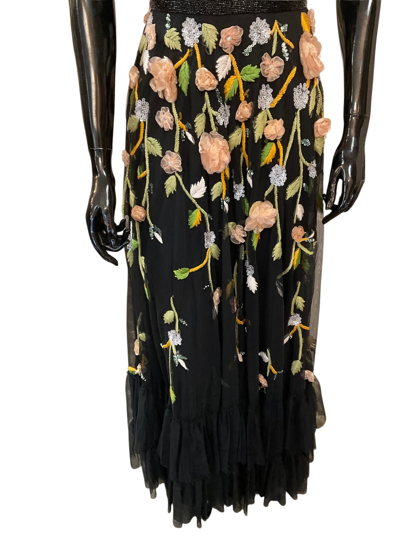 MacDuggal Size 10 Black Dress