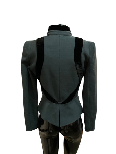 Roberto Cavalli Size 40 Green Jacket