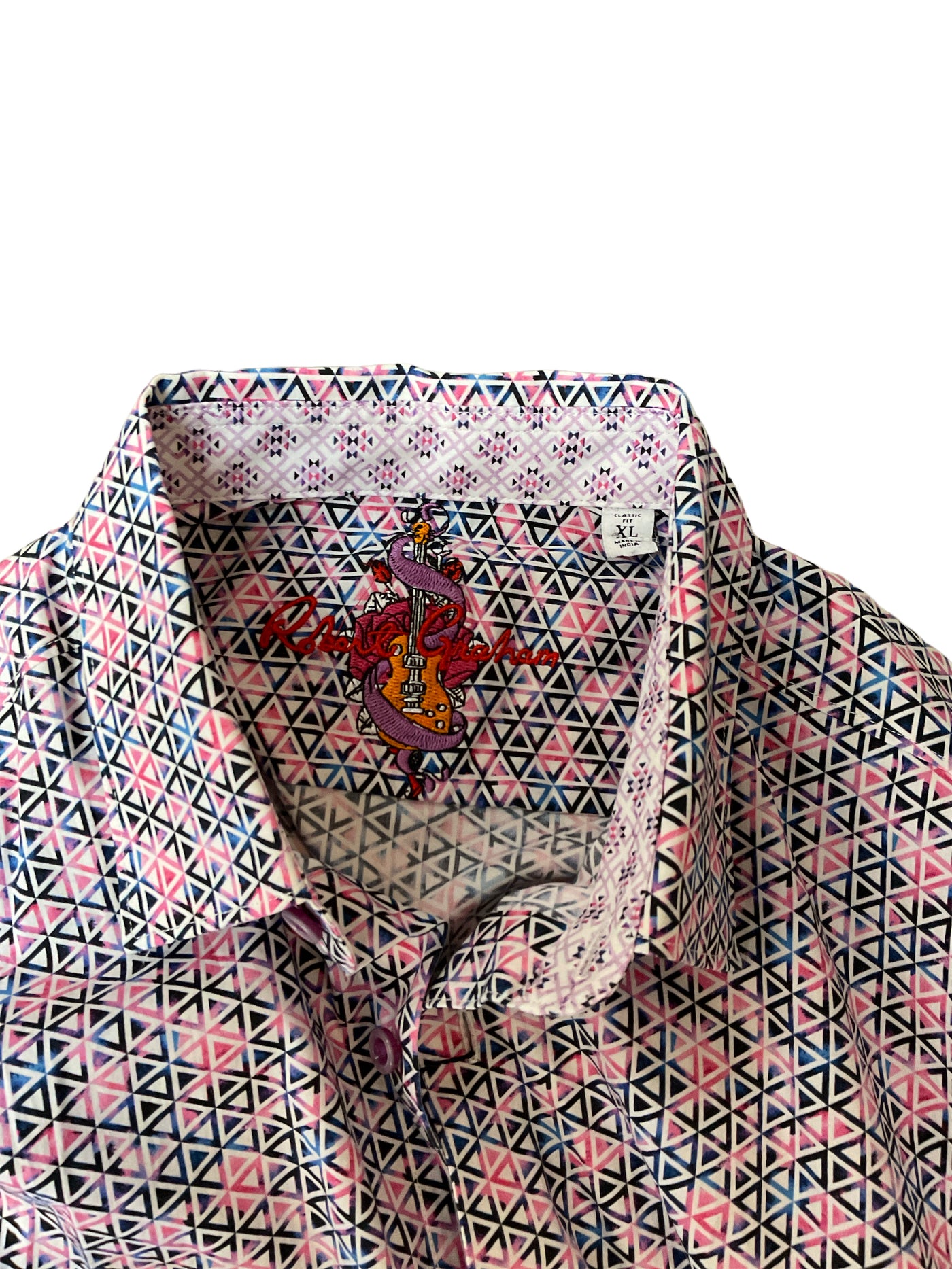 Robert Graham Size X-Large Pink Shirt