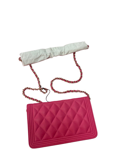 chanel Hot Pink Handbag