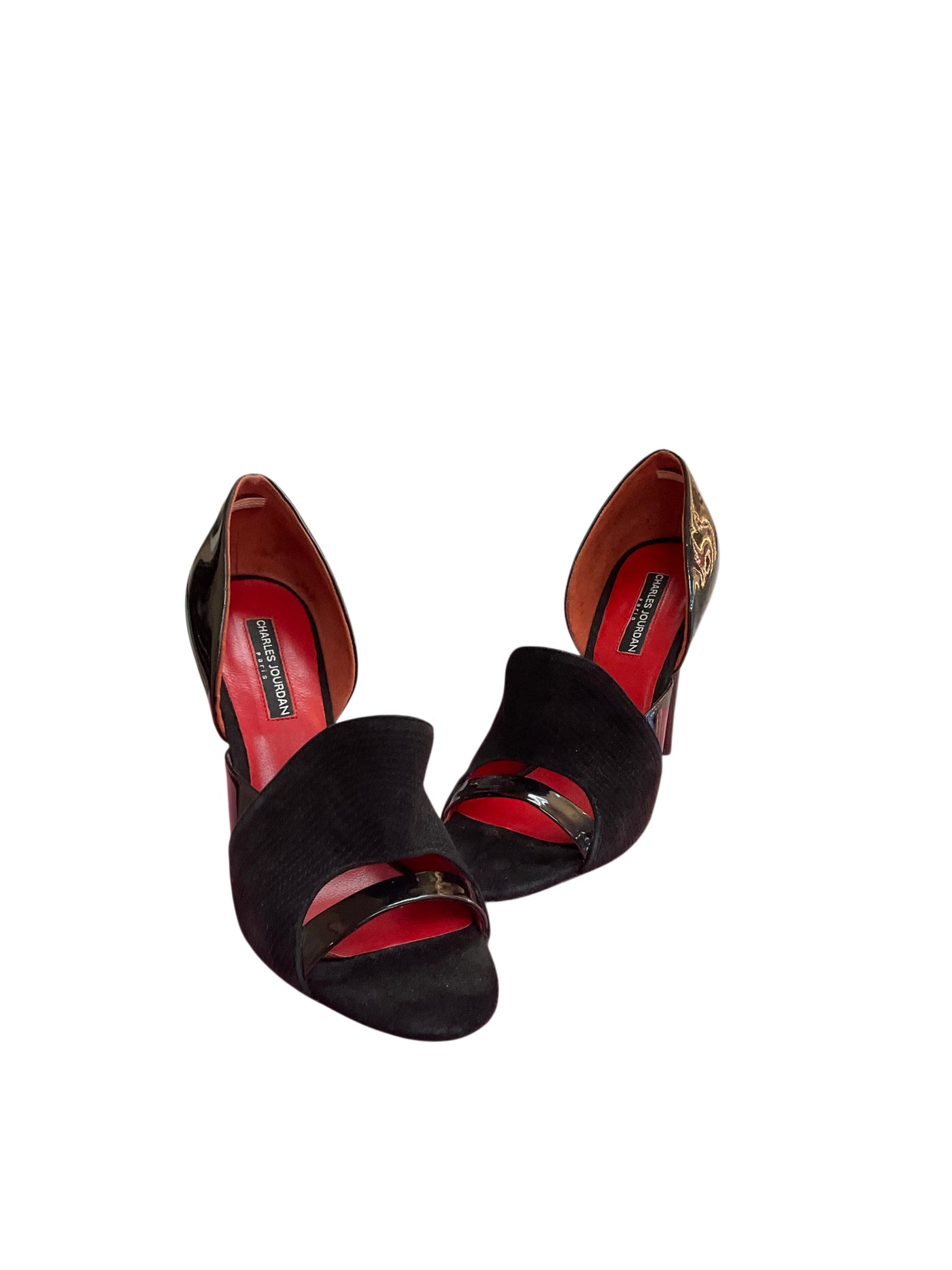 Charles Jordan Size 10 Black Shoes