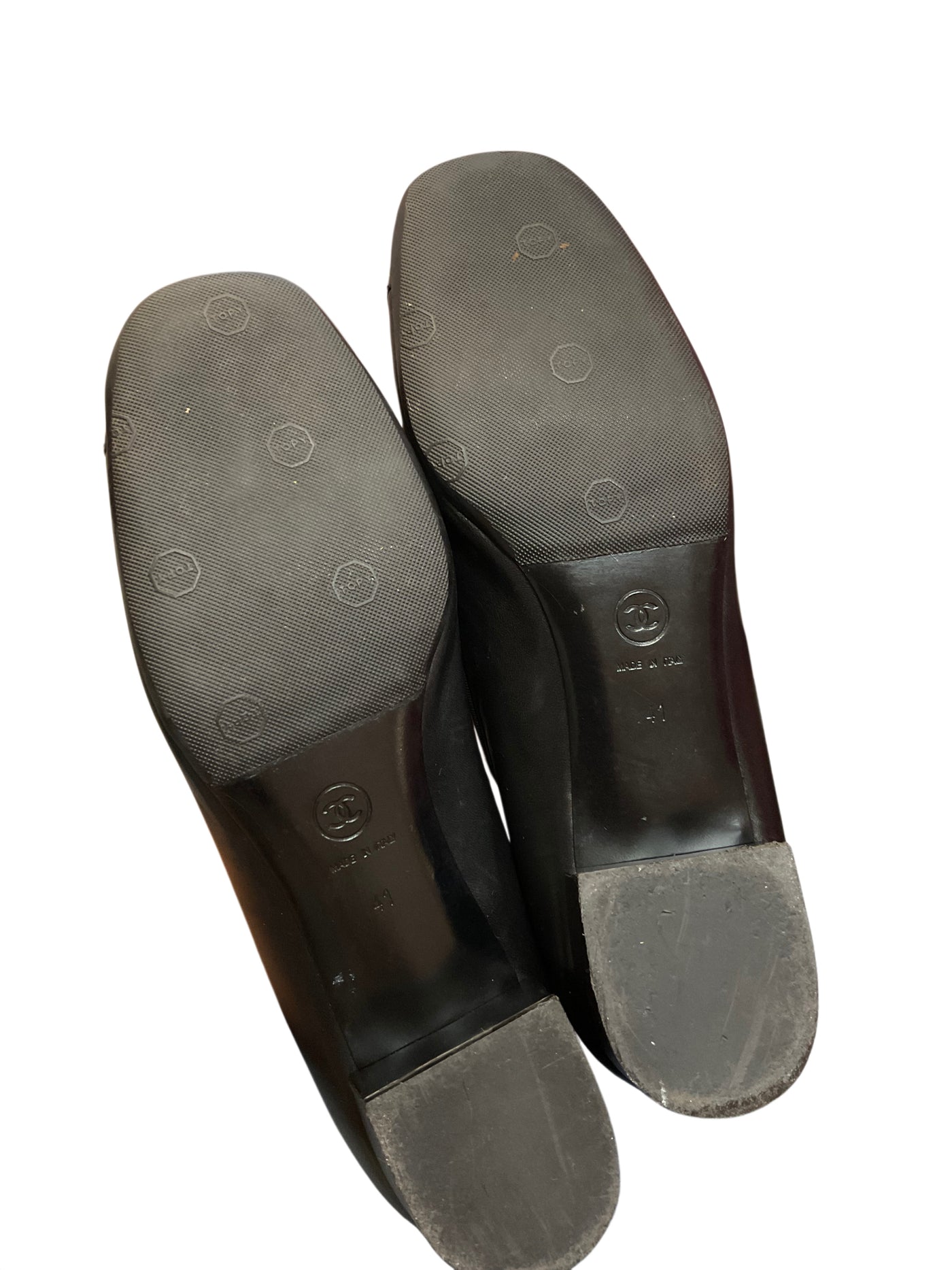 chanel Size 41 Black Shoes