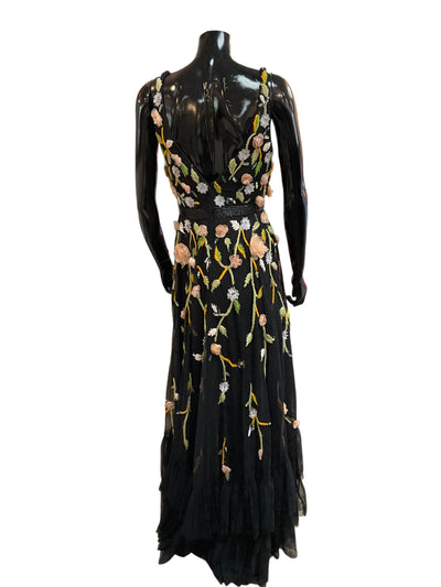 MacDuggal Size 10 Black Dress