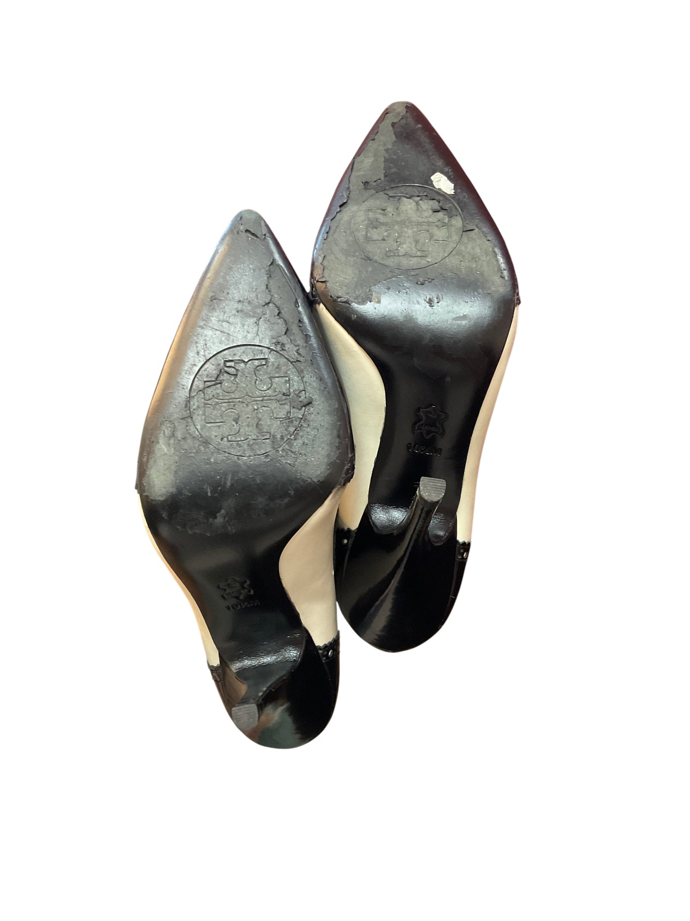 Tory Burch Size 10.5 Black & White Shoes