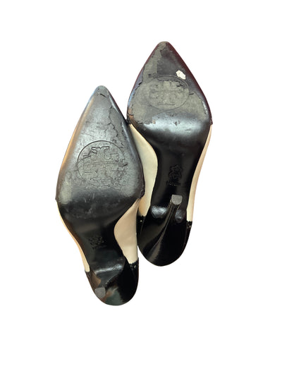 Tory Burch Size 10.5 Black & White Shoes