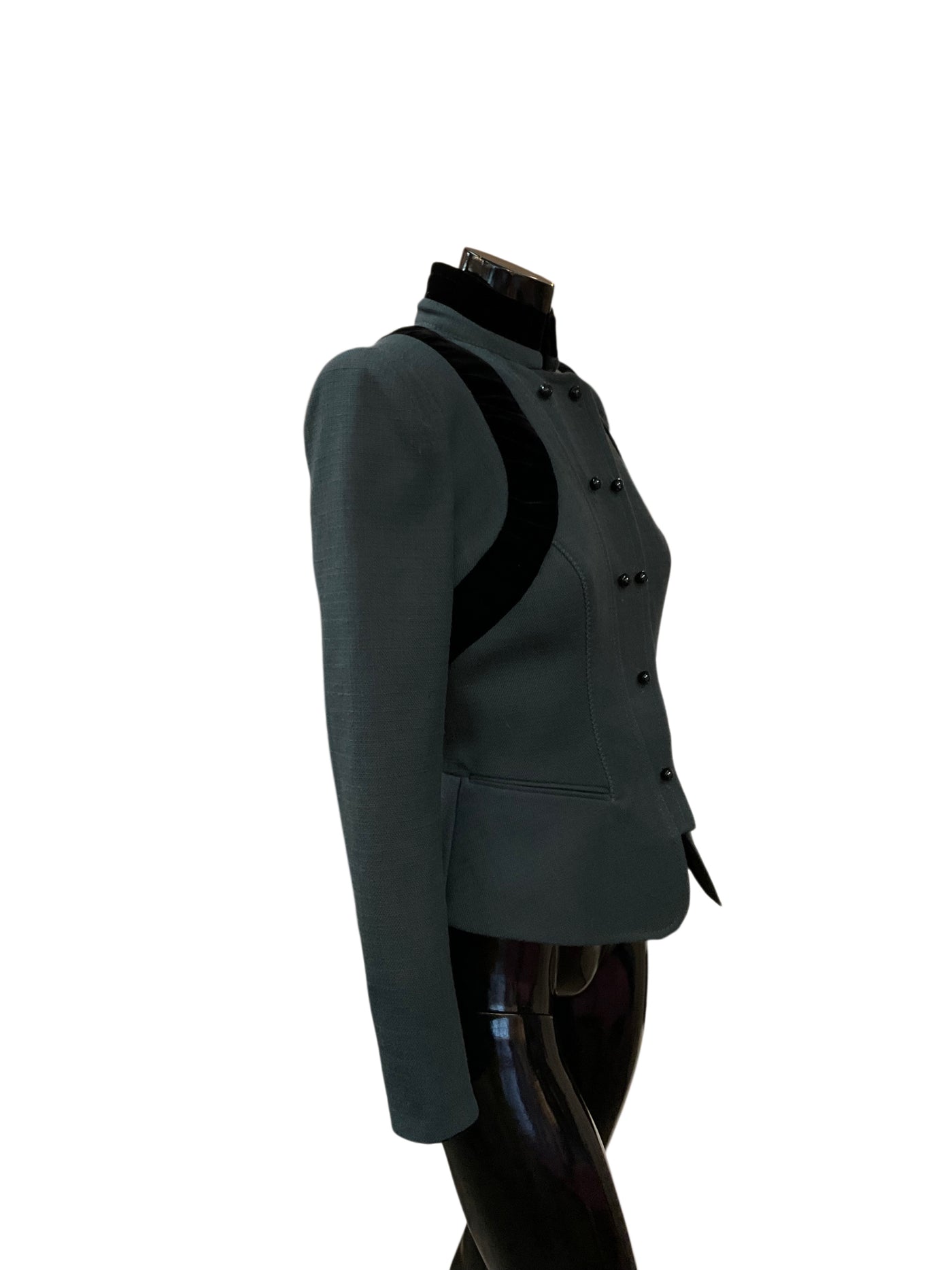Roberto Cavalli Size 40 Green Jacket