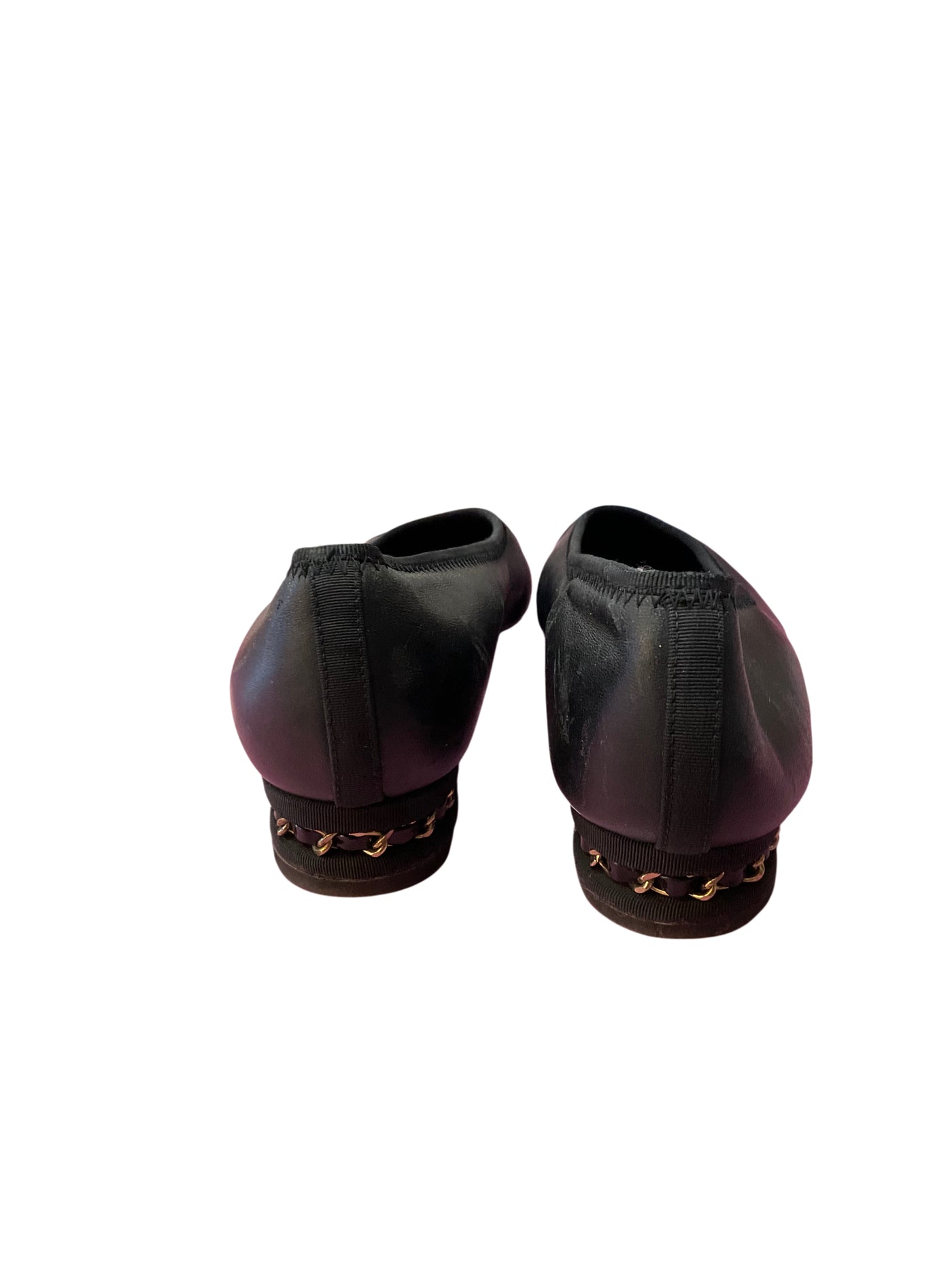 chanel Size 36 1/2 Black Shoes