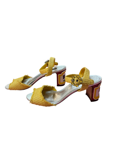 Dolce and Gabbana Size 40 Yellow Shoes