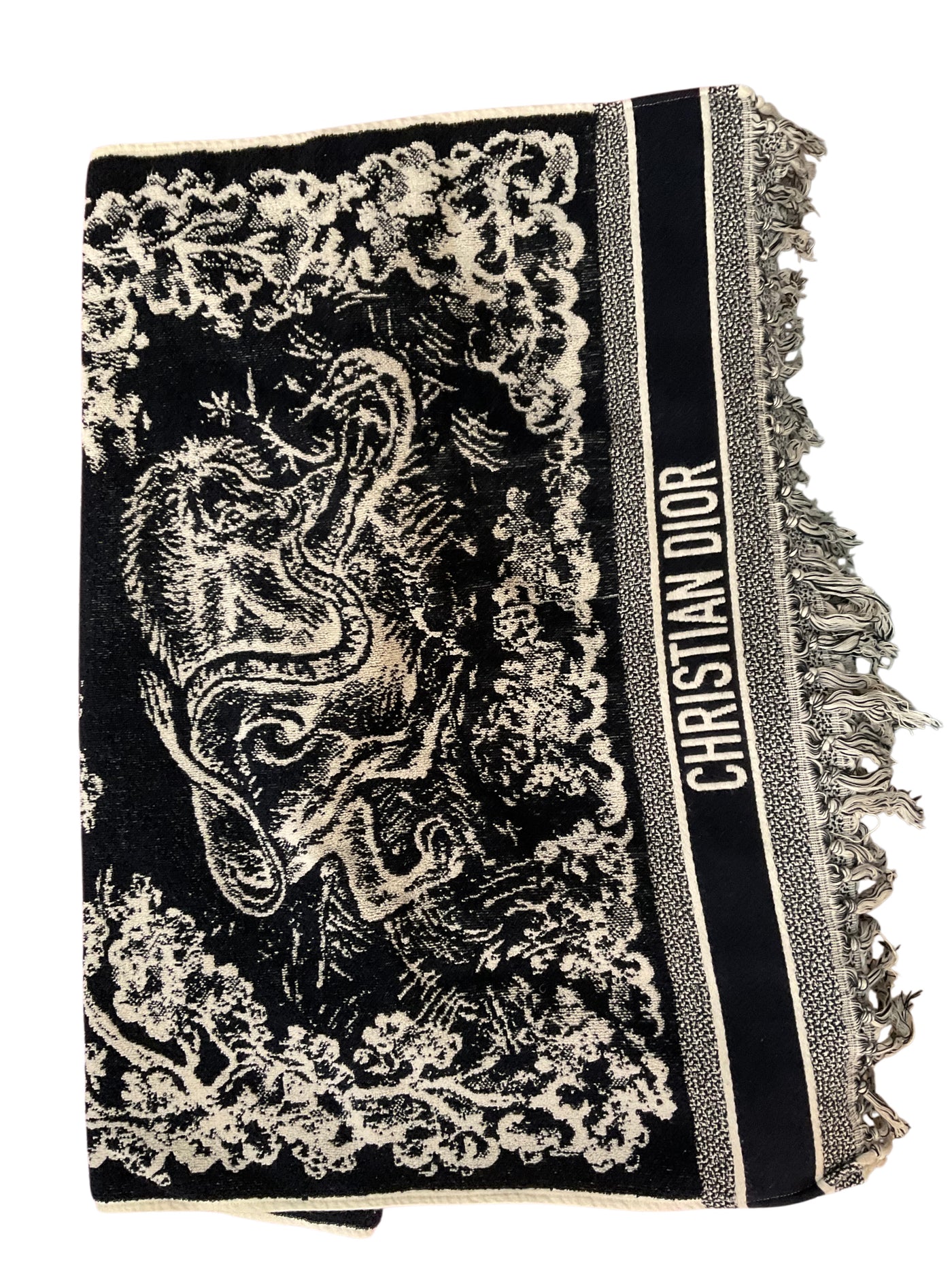 Dior blue and white Poncho