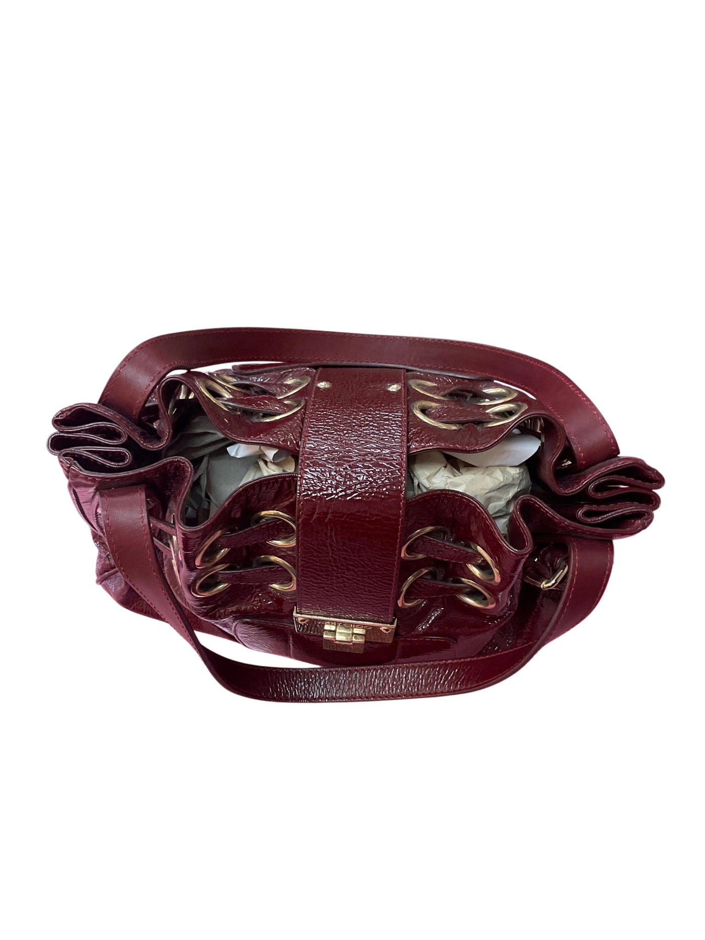 Jimmy Choo Burgundy Handbag