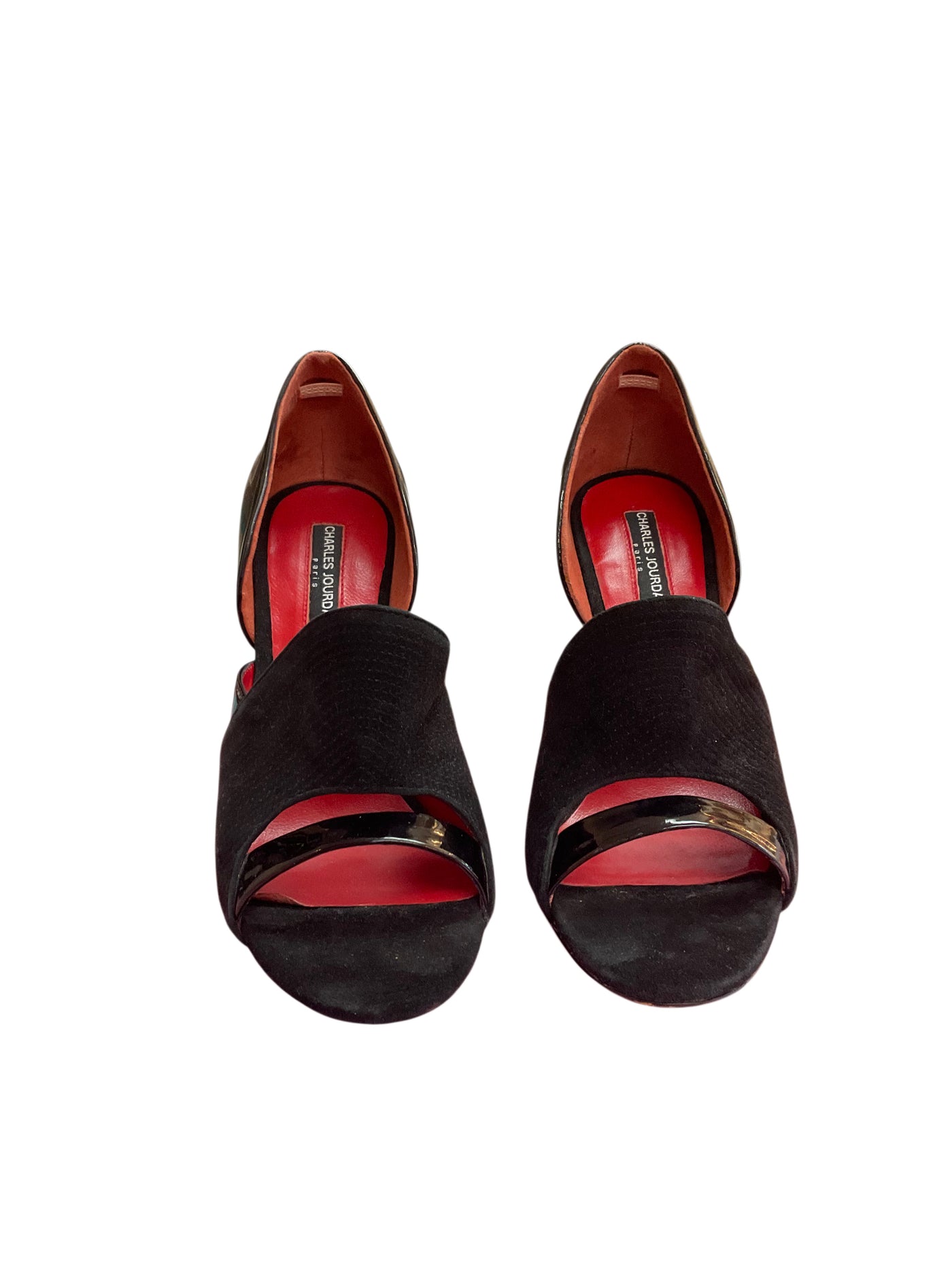 Charles Jordan Size 10 Black Shoes