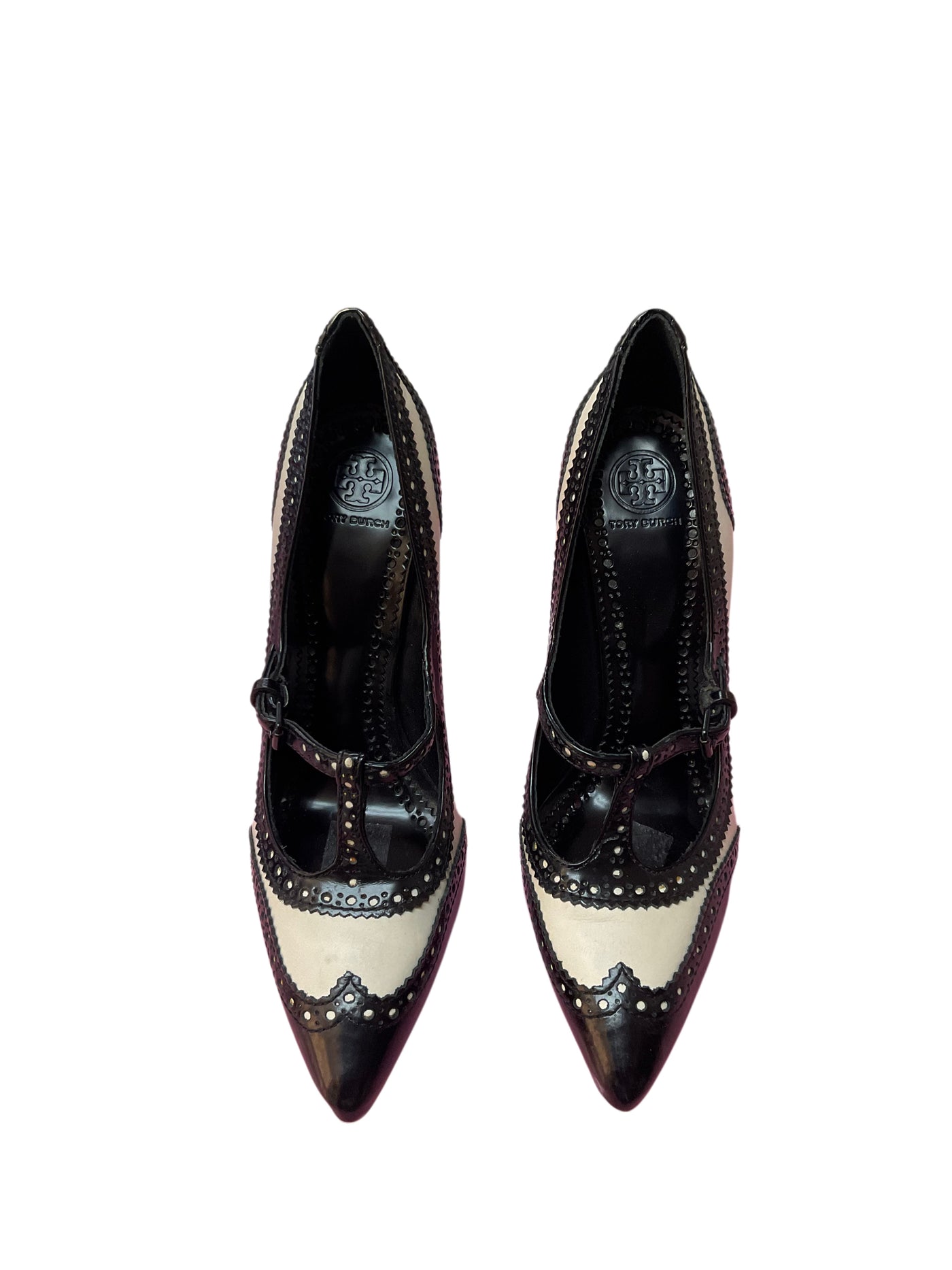 Tory Burch Size 10.5 Black & White Shoes