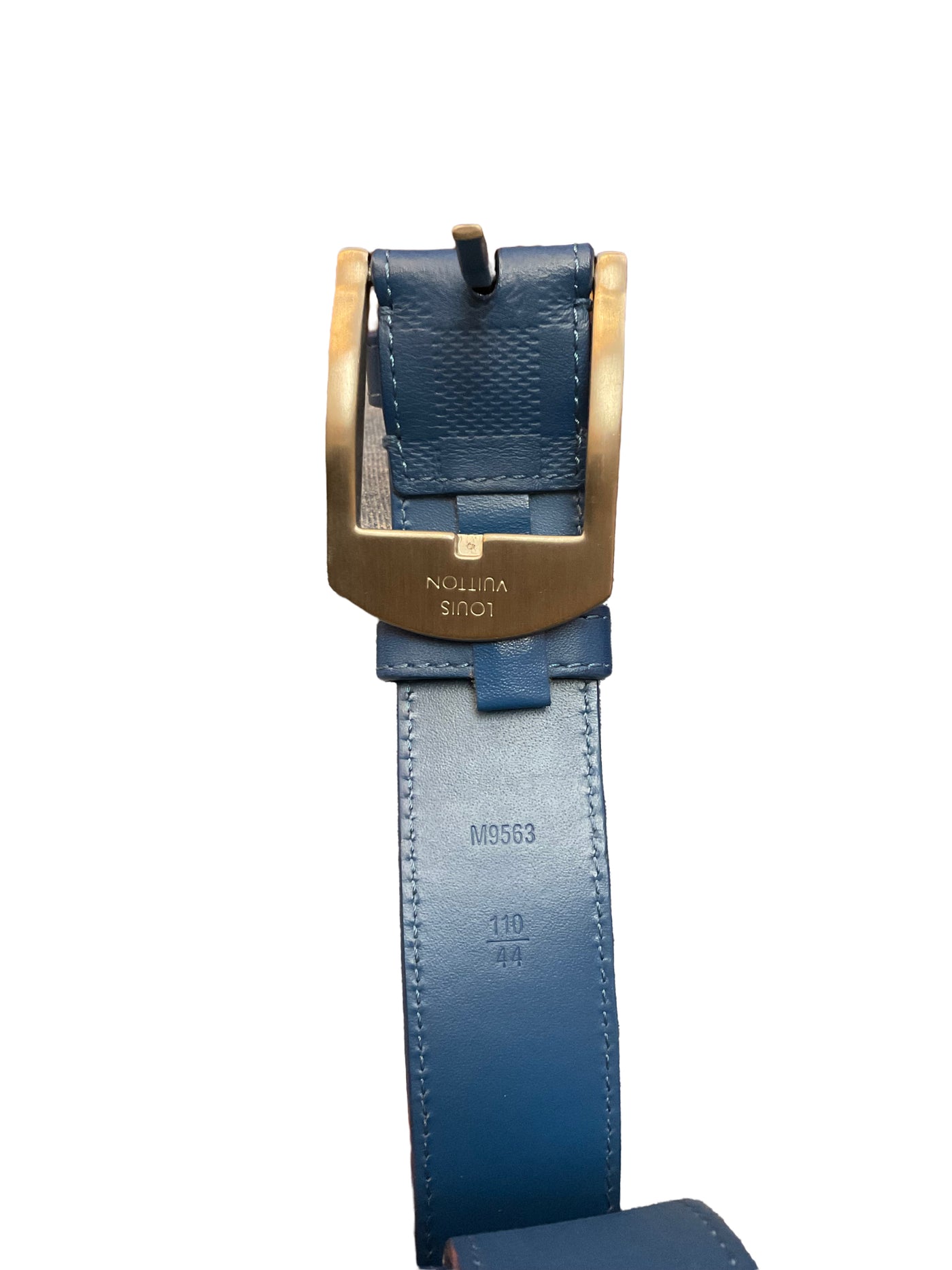 Louis Vuitton Size 44 Blue Belt