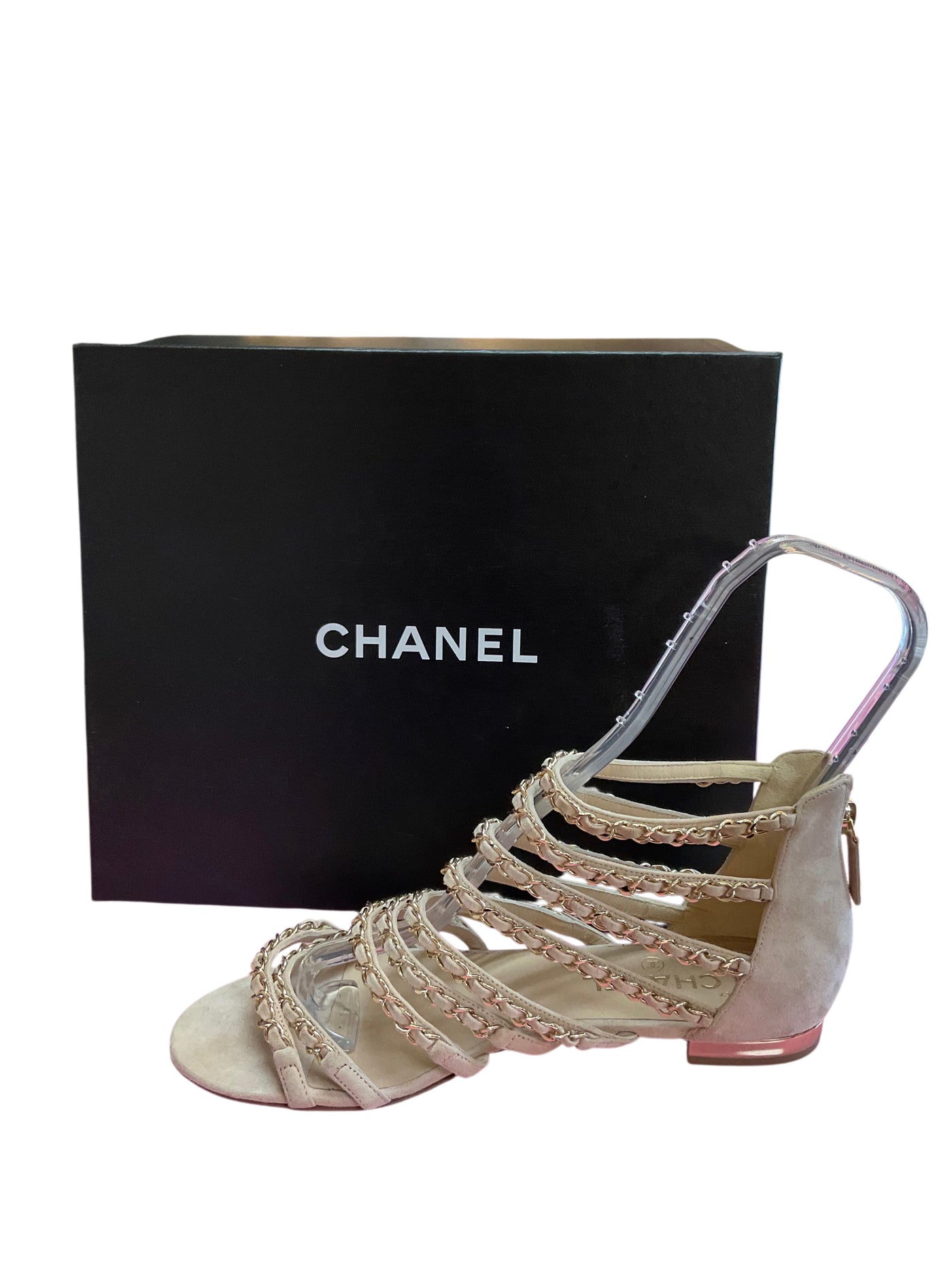 chanel Size 40 Beige Shoes