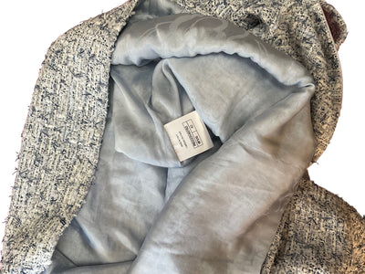 chanel Size 42 blue and white Dress