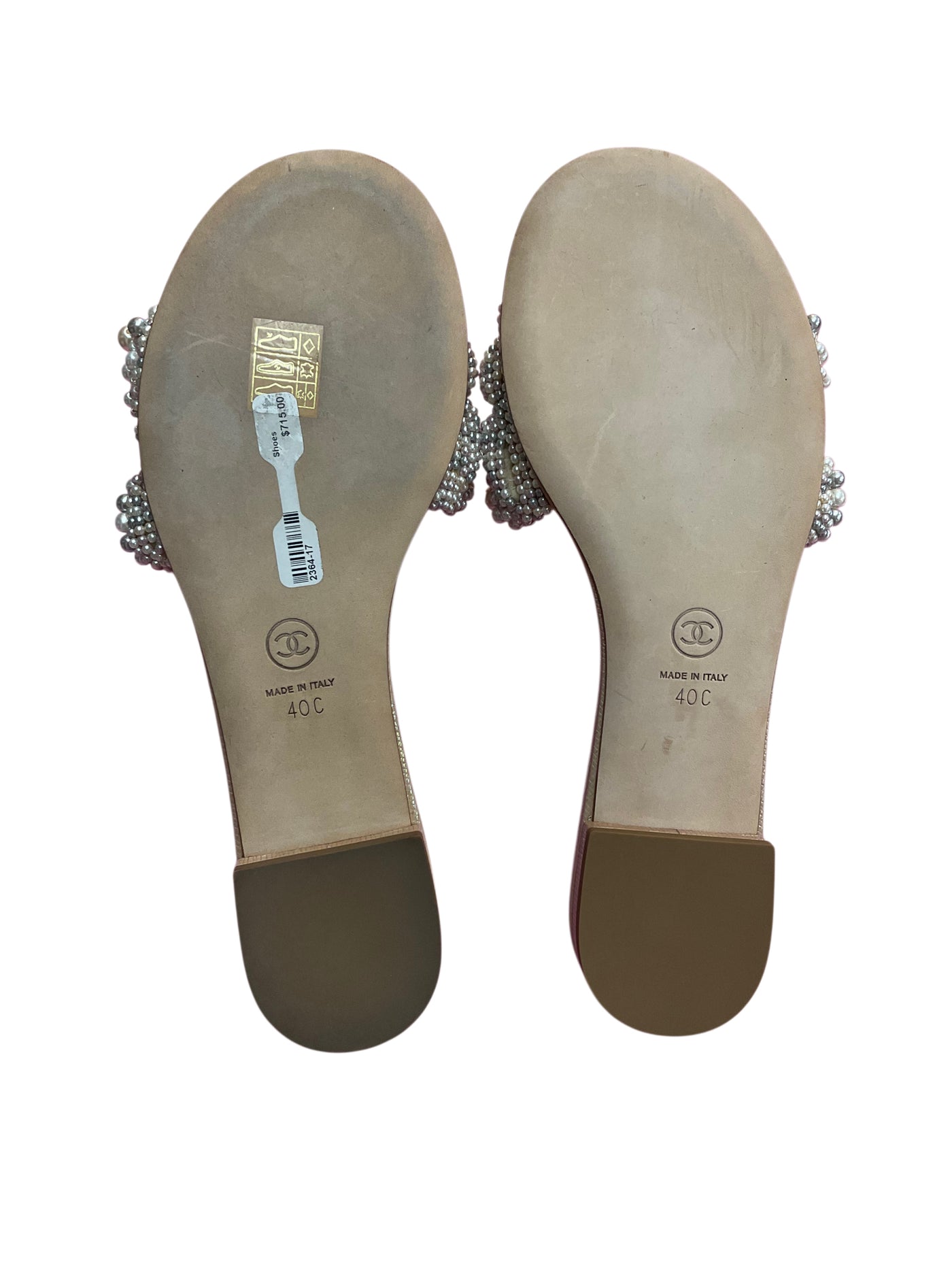 chanel Size 40 pearl Shoes