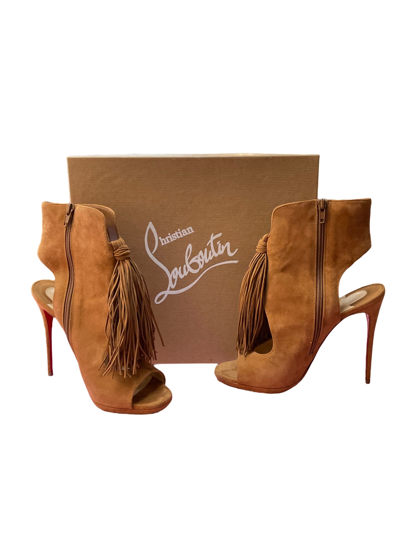 Christian Louboutin Size 40.5 brown Shoes
