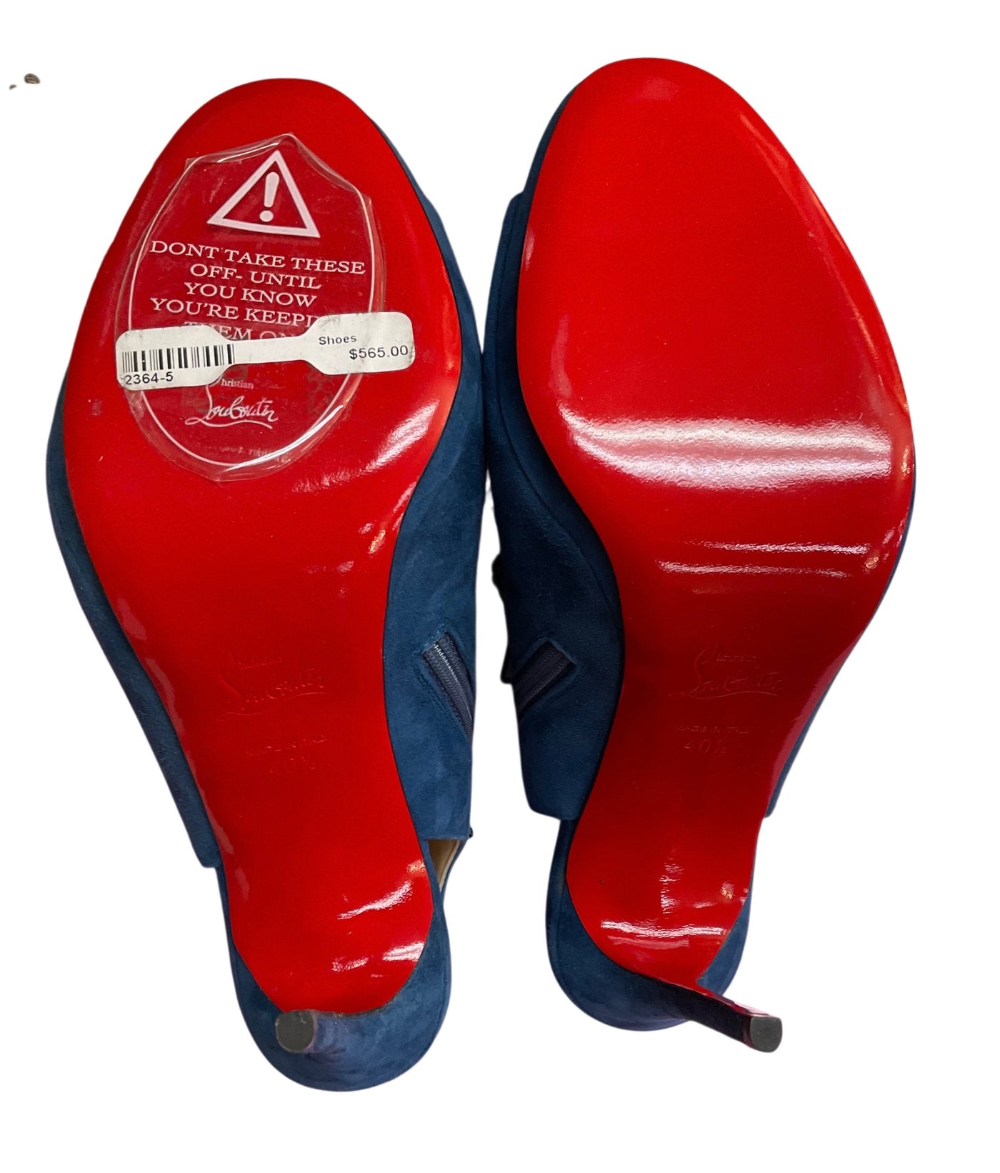 Christian Louboutin Size 40.5 Blue Shoes