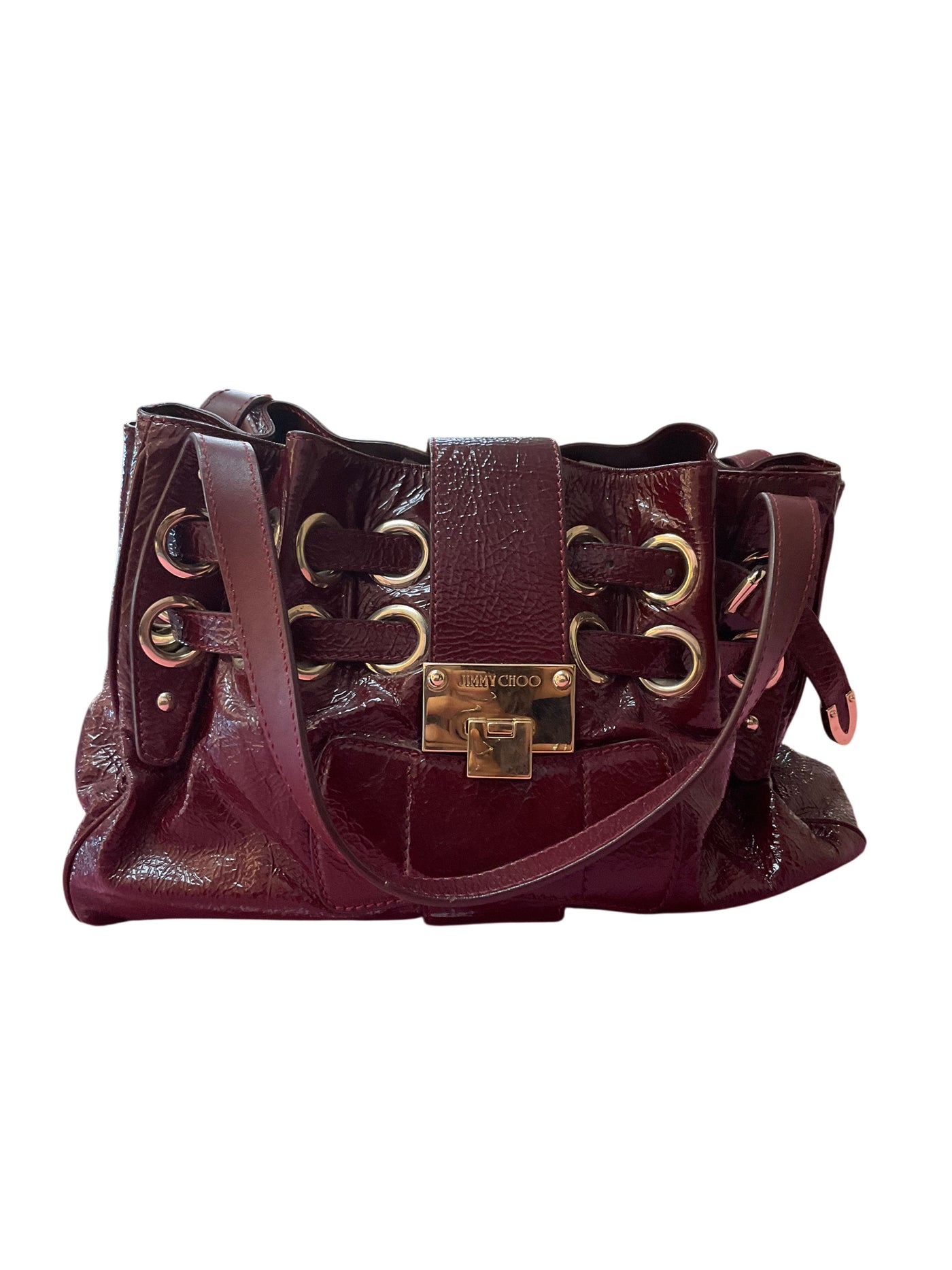 Jimmy Choo Burgundy Handbag
