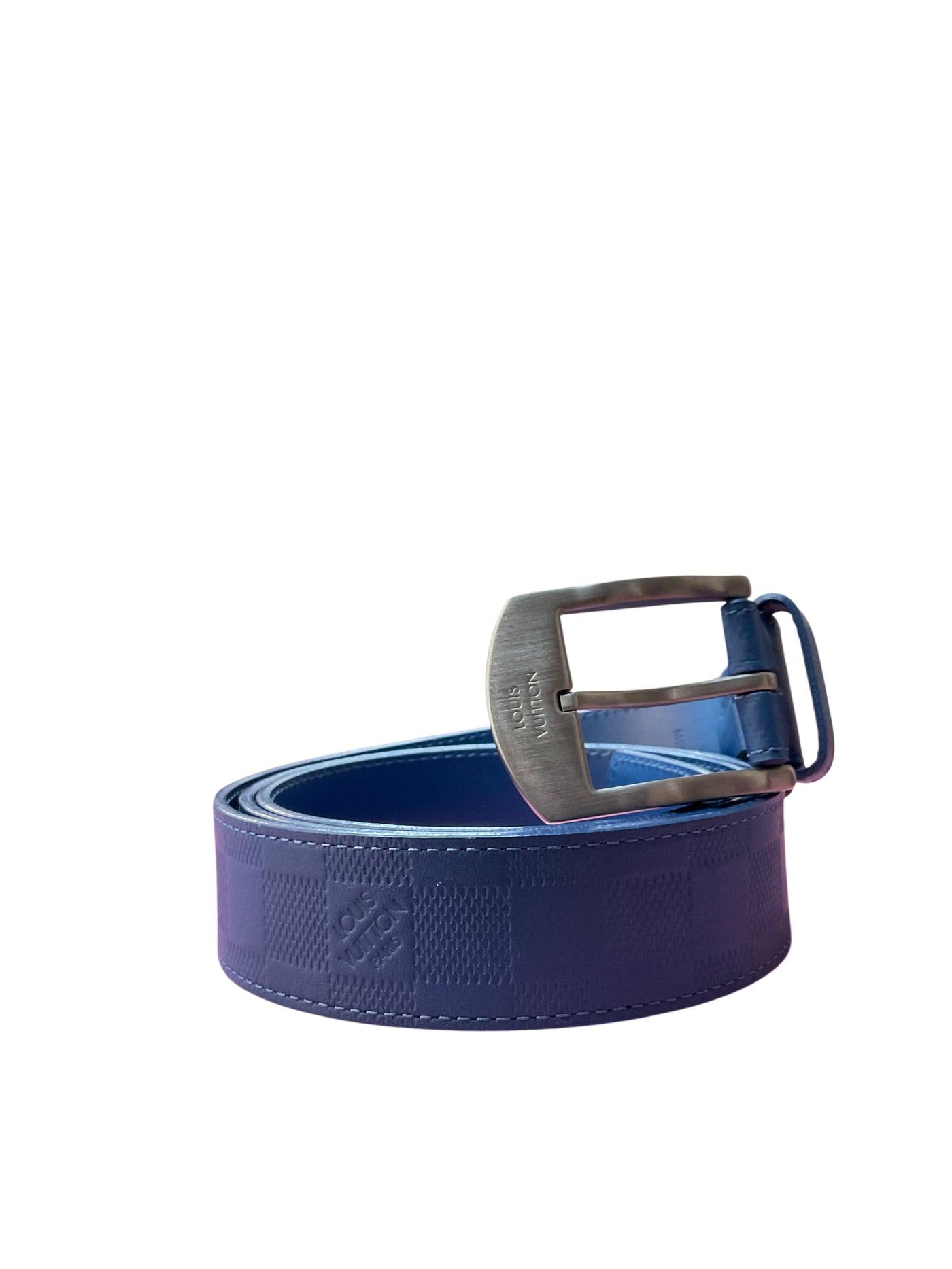 Louis Vuitton Size 44 Blue Belt