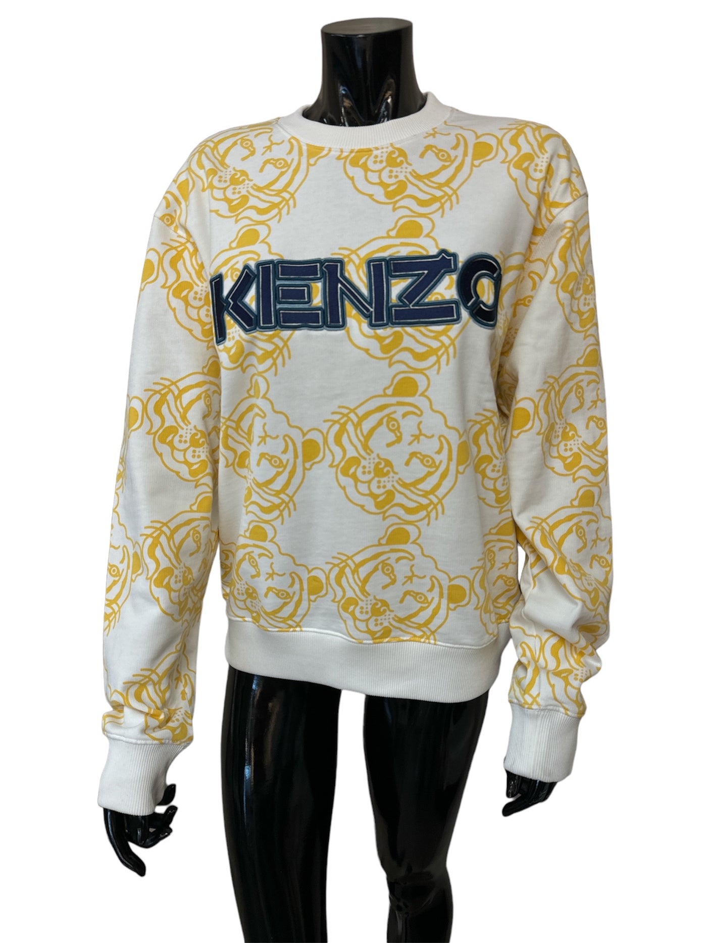 Kenzo Size Medium Yellow Sweatshirt