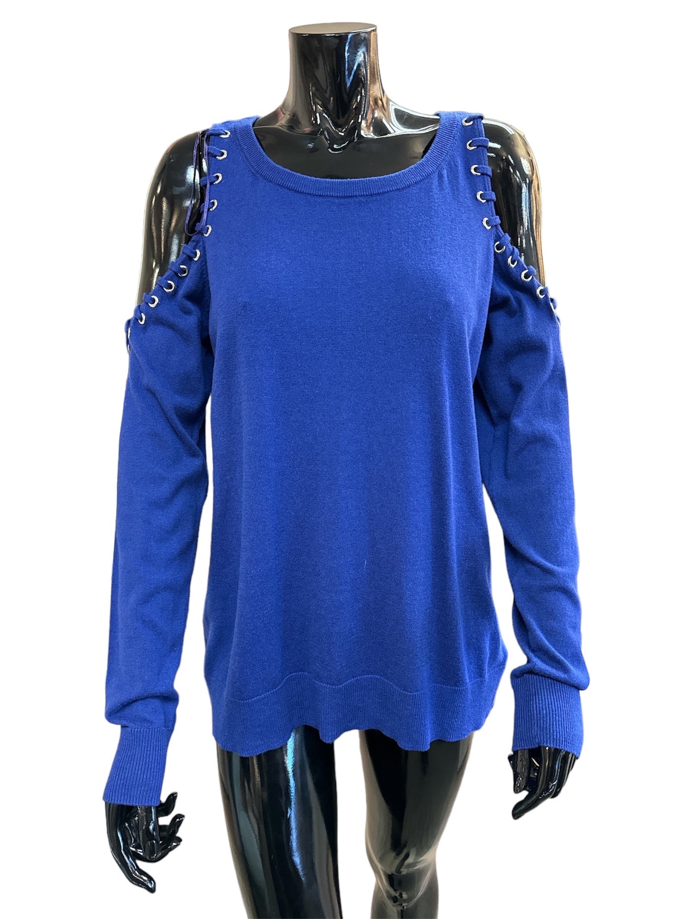 Michael Kors Size Large Royal Blue Blouse