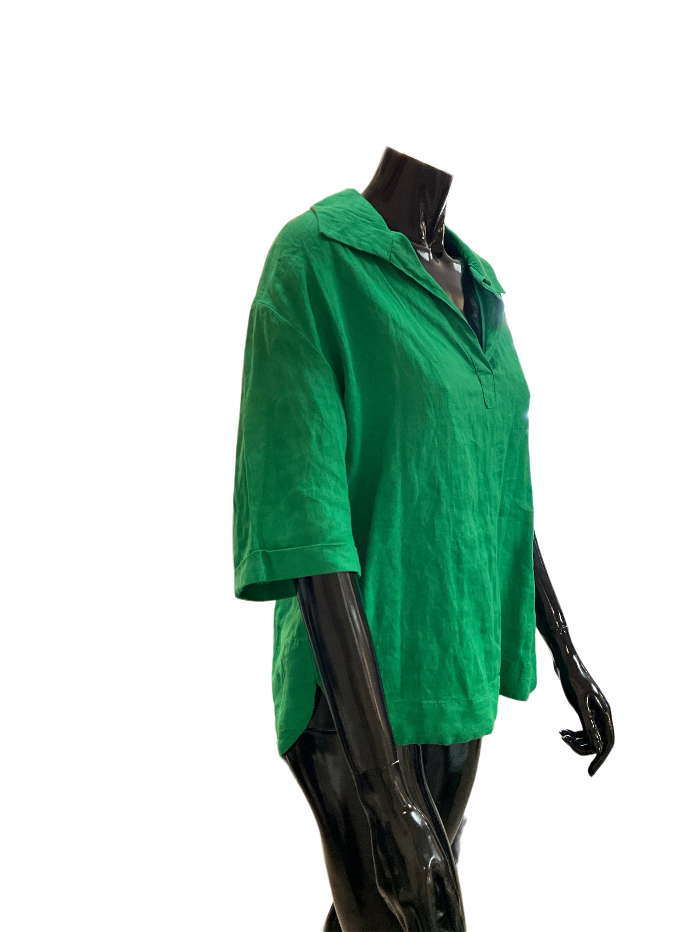 Magaschoni Size Medium Green Blouse