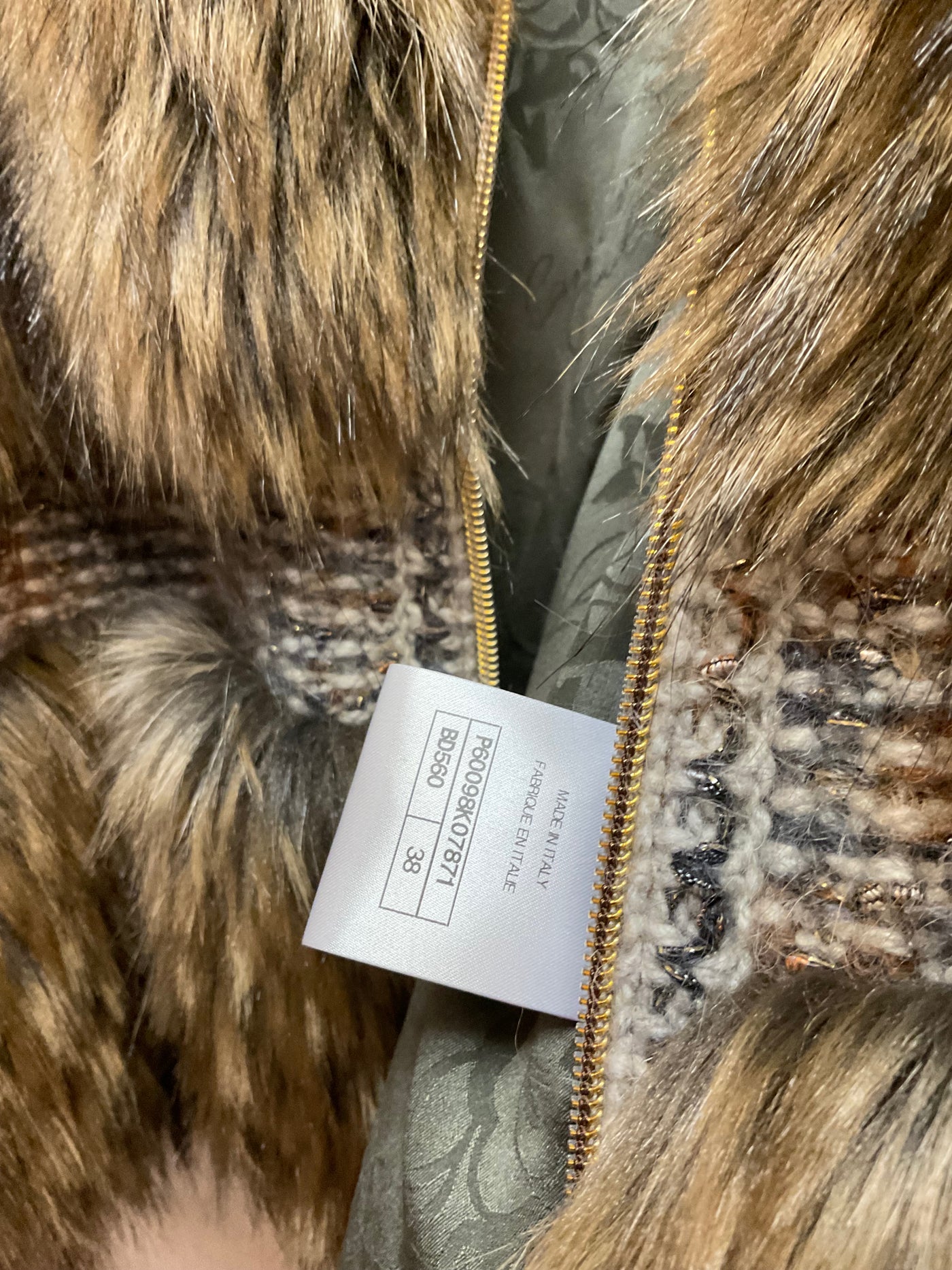 chanel Size 38 tan Jacket