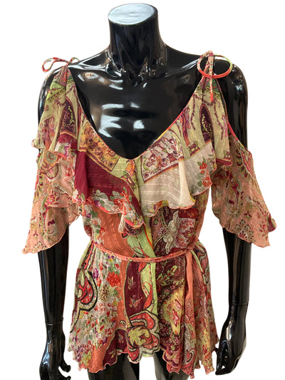 ETRO Size Medium Salmon Blouse