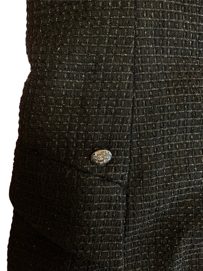 chanel Size 42 Black Bustier