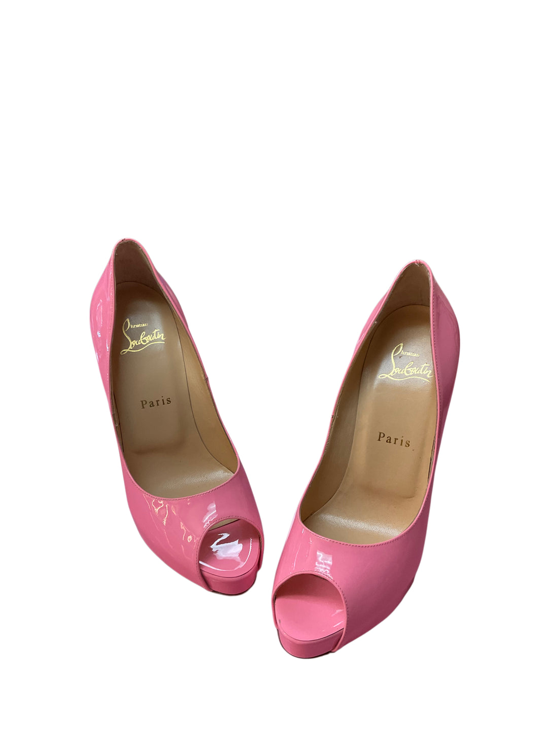 Christian Louboutin Size 37 Pink Shoes – Trading Labels