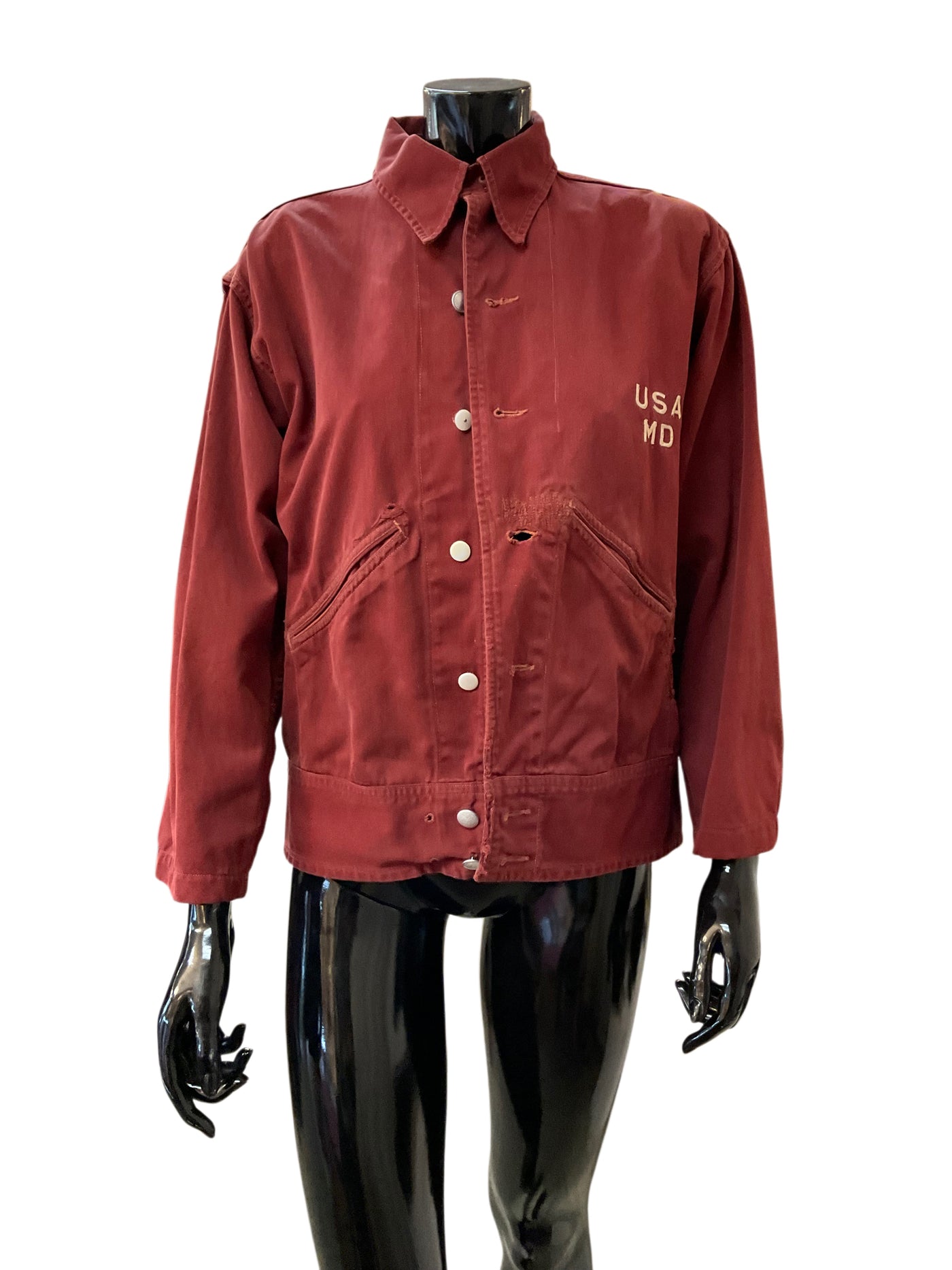 FOUND Fred Segal Size Small Rust Jacket