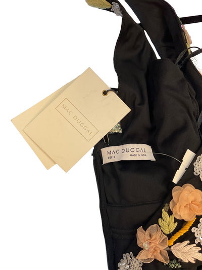 MacDuggal Size 10 Black Dress