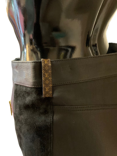 Louis Vuitton Size 38 Black Pants