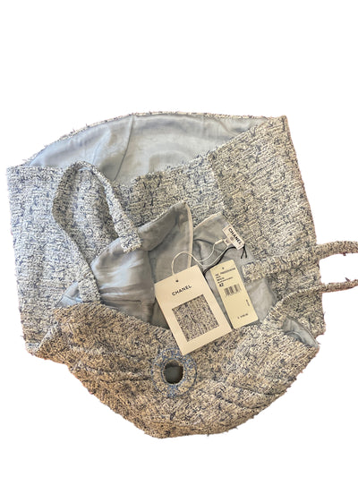 chanel Size 42 blue and white Dress