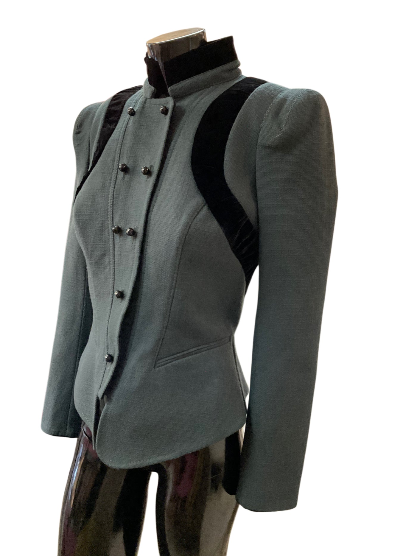 Roberto Cavalli Size 40 Green Jacket